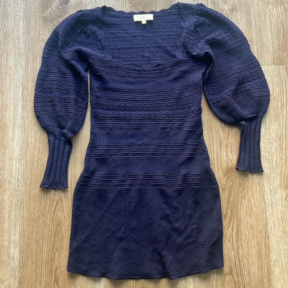 Sézane knit navy dress